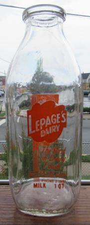 Lepage's Dairy, Lewiston, ME Quart 