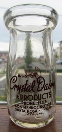 Crystal Dairy Products, 603 Mendocino Ave., Santo Rosa, CA,  Pint Gill 