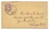 1862 Civil War Era Cover With Letter From Salem, Mass To Washington, DC 