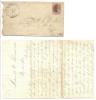 Lexington, Illinois To Canton, Missouri Civil War Era with letter