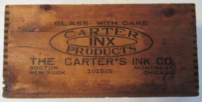 Carter's Ink Shipping Crate 15 x 8 x 7