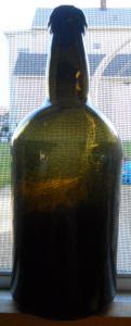 Rum, Glass Chip Pontil 9 3/8 