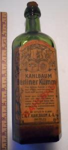 Labeled Kahlbaum Berliner Kummel