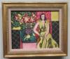 Seated Woman with a Vase of Amaryllis 1942