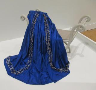 Silk Skirt Worn in Woman in Blue 1937