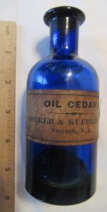 Oil of Cedar, Roerer & Kuebler Co., Newark, NJ, 4 7/8 Inch