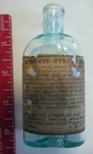 A. B. Strong, Emetic Tincture OP 4 Inch