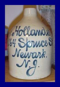 Hollander, 164 Spruce St., Newark Half Gallon