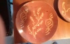 Redware Plate With Floral Decoration