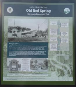 Old Red Spring Signage