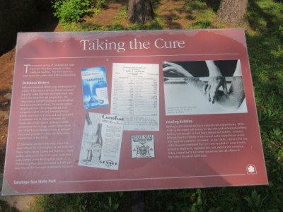 Signage in Spa Springs Park
