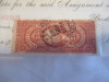 1868 25 Cent Internal Revenue, Certificate