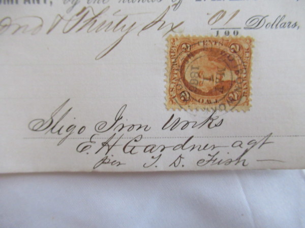 1866 Revenue Stamp