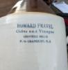 Howard Fravel, Cider  & Vinegar, Grovers Mills, P.O Cranbury, NJ