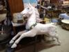 Real Wood Carved Carousel Horse