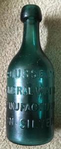 Roussel's Mineral Water, Manufactured in Silver