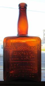 Cook & Bernheimer, Mount Vernon Pure Rye Whiskey, Quart